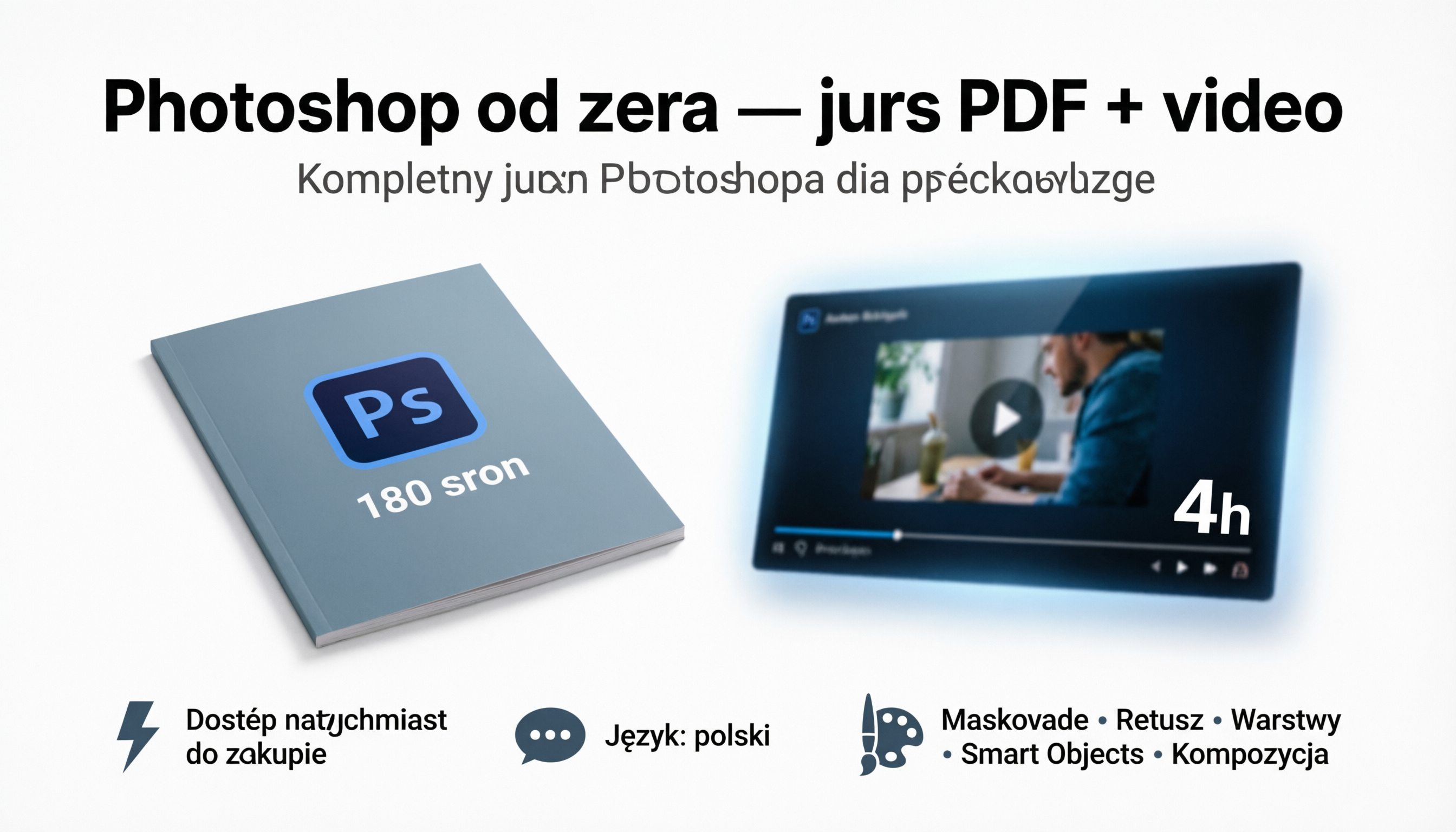Photoshop od zera — kurs PDF + video